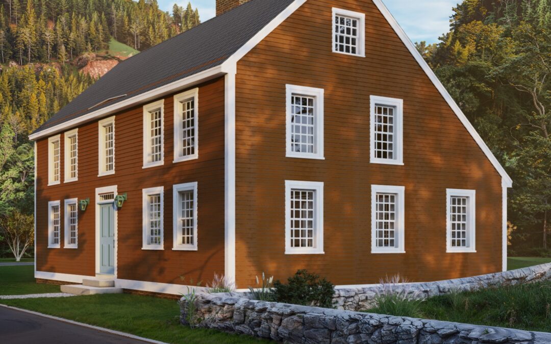 Reproduction Saltbox Houses