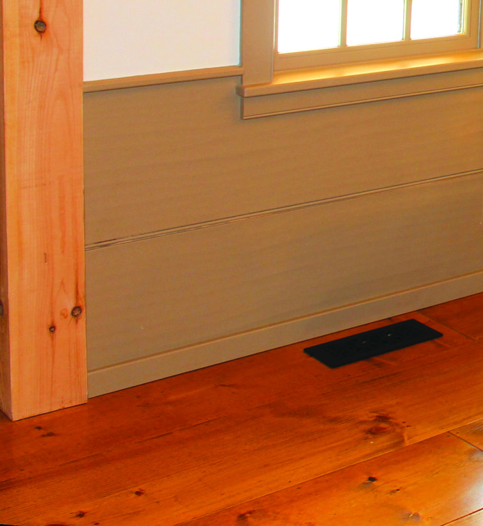 Hand Planed Beaded Wainscoting by Early New England Homes