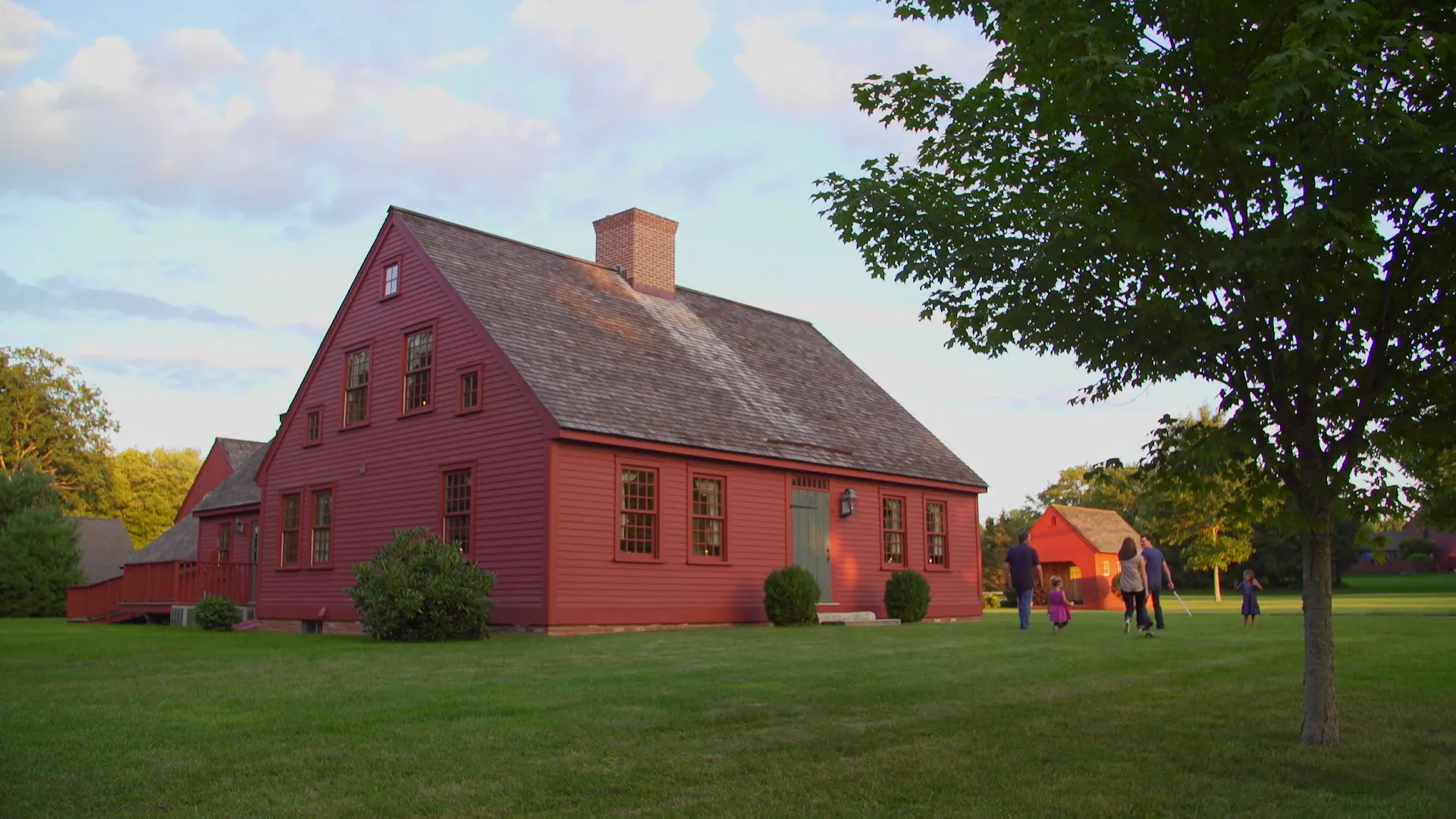 The Cape Model Kit Home from Early New England Homes in Bolton, Connecticut.